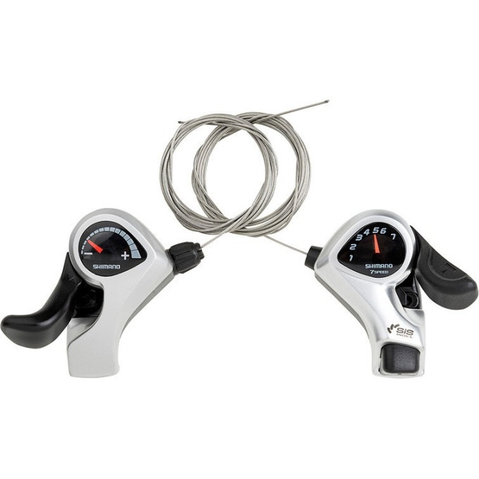 Шифтер SHIMANO TOURNEY, TX50, левый/правый 3x7(SIS) скоростей, трос+оплетка ESLTX50P7SAT